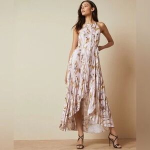 NWT Ted Baker Dixie Cabana pleated maxi dress